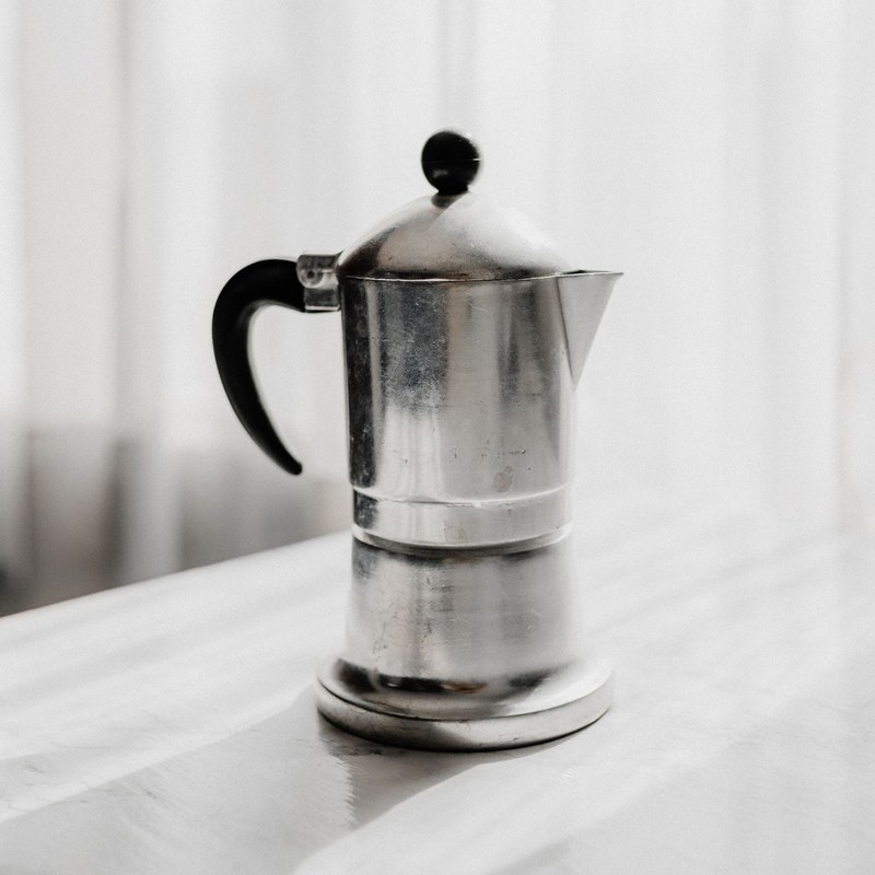 Cafetera italiana de aluminio 6 tazas
